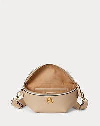 Two-Tone Leather Marcy Belt Bag