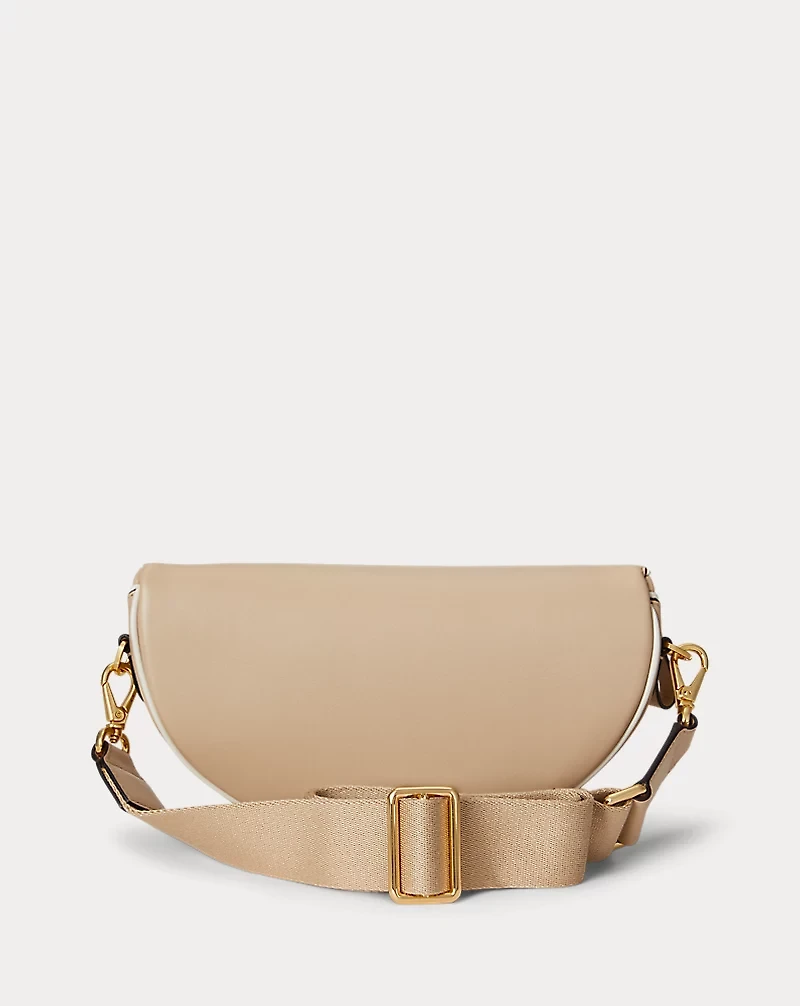 Two-Tone Leather Marcy Belt Bag