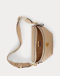 Two-Tone Leather Marcy Belt Bag
