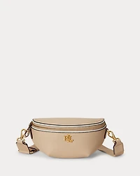 Two-Tone Leather Marcy Belt Bag