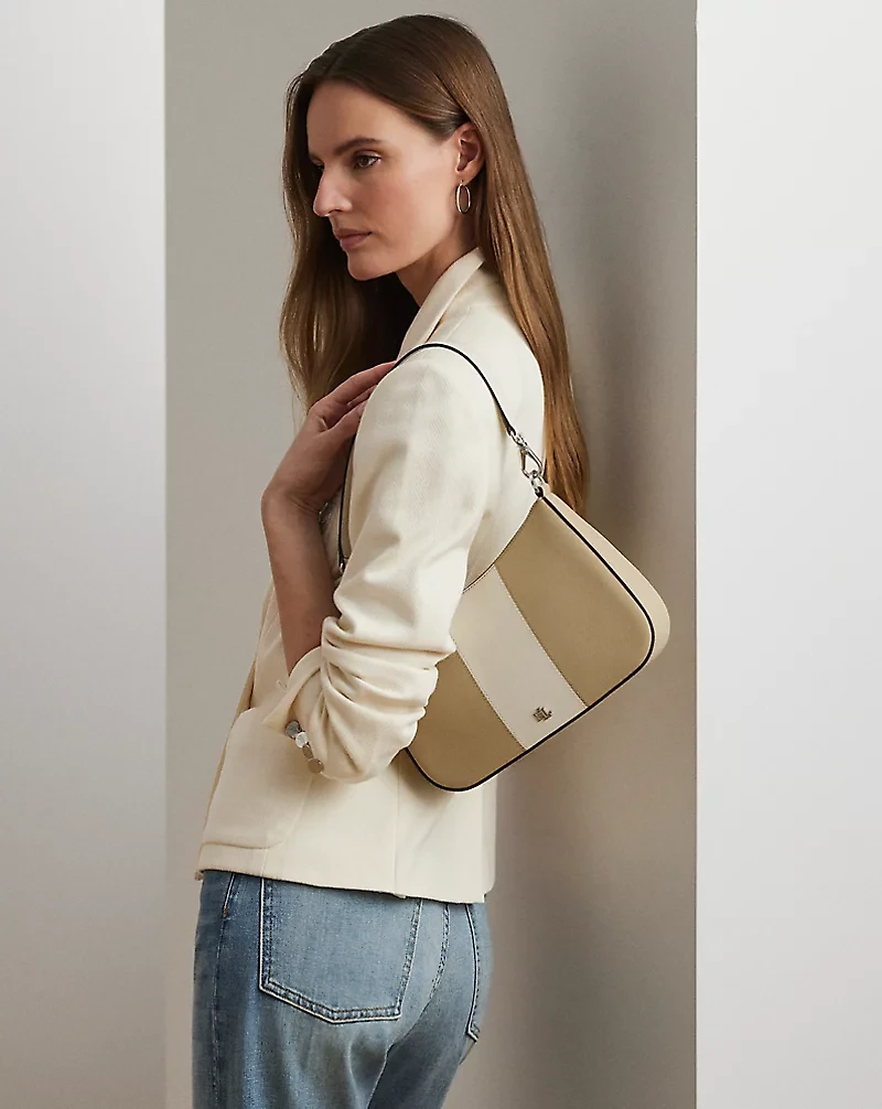 Two-Tone Leather Medium Danni Bag