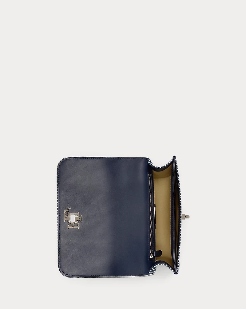 Striped Canvas Medium Sophee Bag