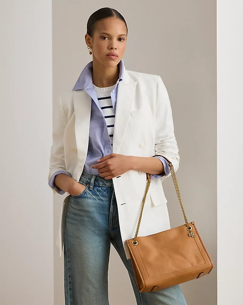 Pebbled Leather Medium Bradley Tote Bag