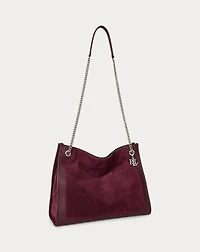Suede & Leather Large Bradley Tote Bag