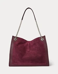 Suede & Leather Large Bradley Tote Bag
