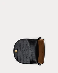 Croc-Embossed Medium Witley Crossbody