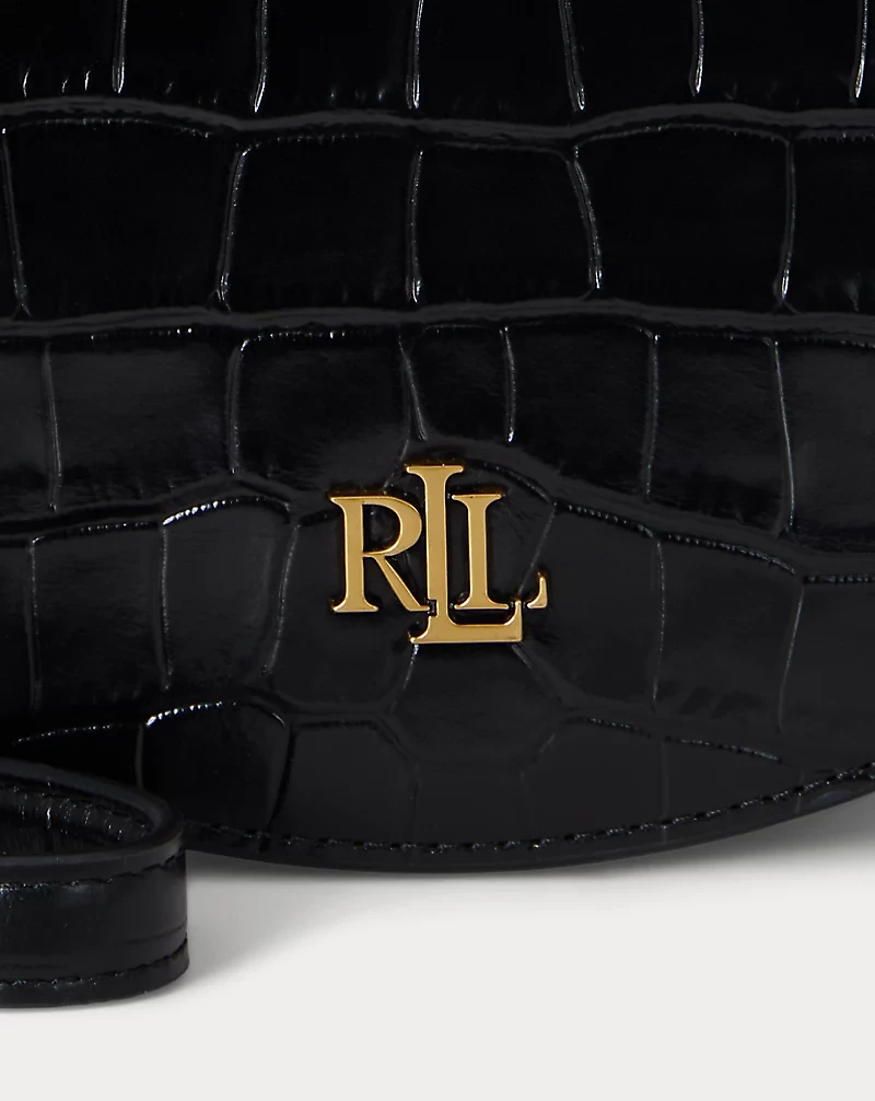 Croc-Embossed Medium Witley Crossbody