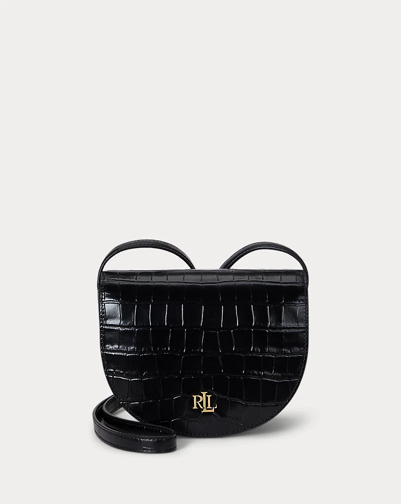Croc-Embossed Medium Witley Crossbody