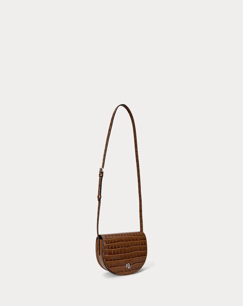 Croc-Embossed Medium Witley Crossbody