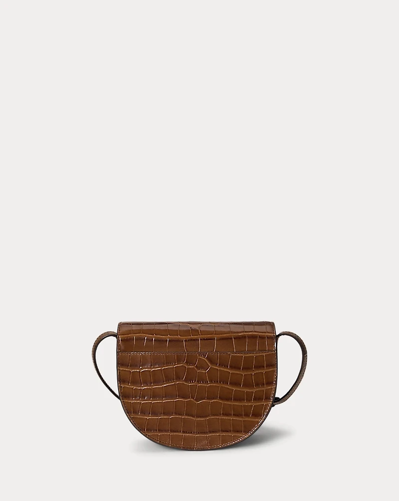 Croc-Embossed Medium Witley Crossbody