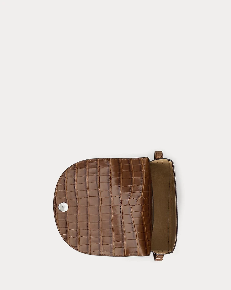 Croc-Embossed Medium Witley Crossbody