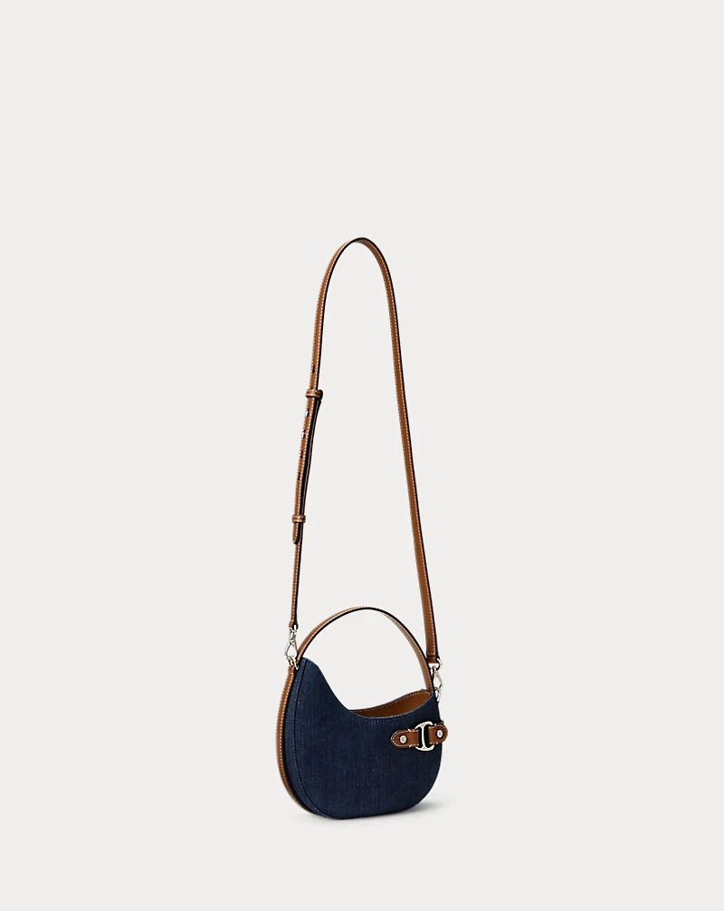 Denim Small Tasha Crossbody Bag