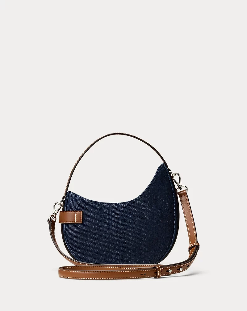 Denim Small Tasha Crossbody Bag