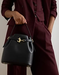 Leather Medium Blaike Bucket Bag