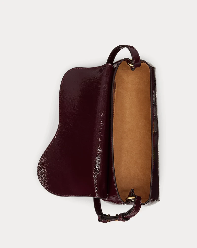 Patent Medium Tasha East-West Bag