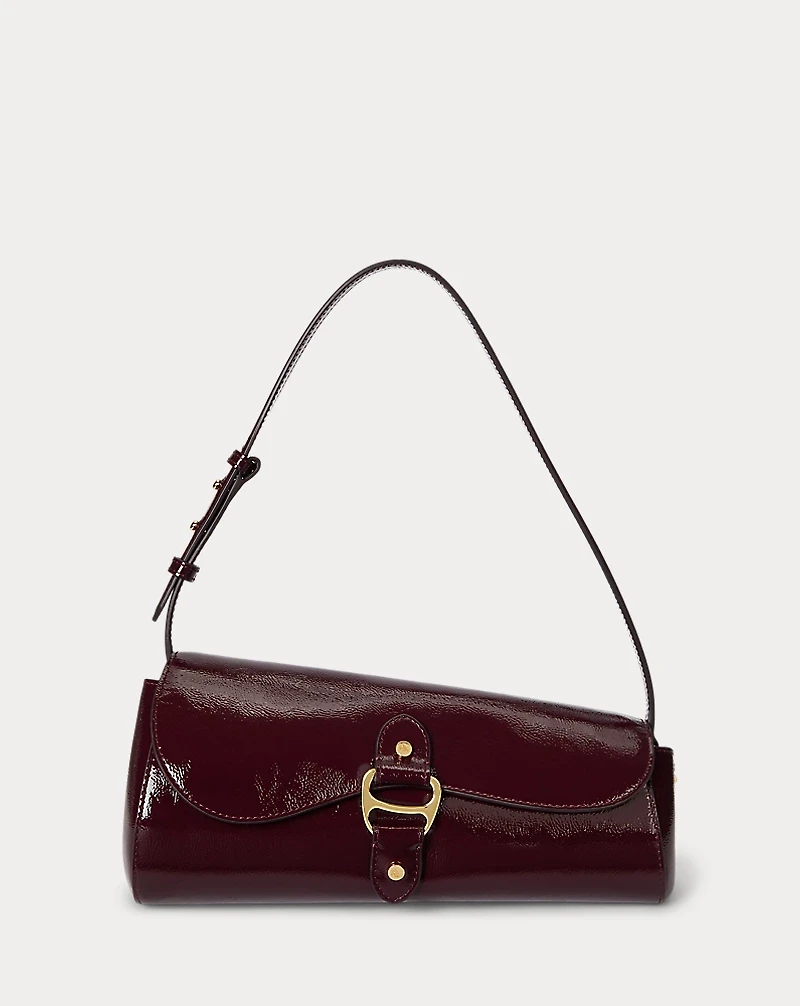 Patent Medium Tasha East-West Bag