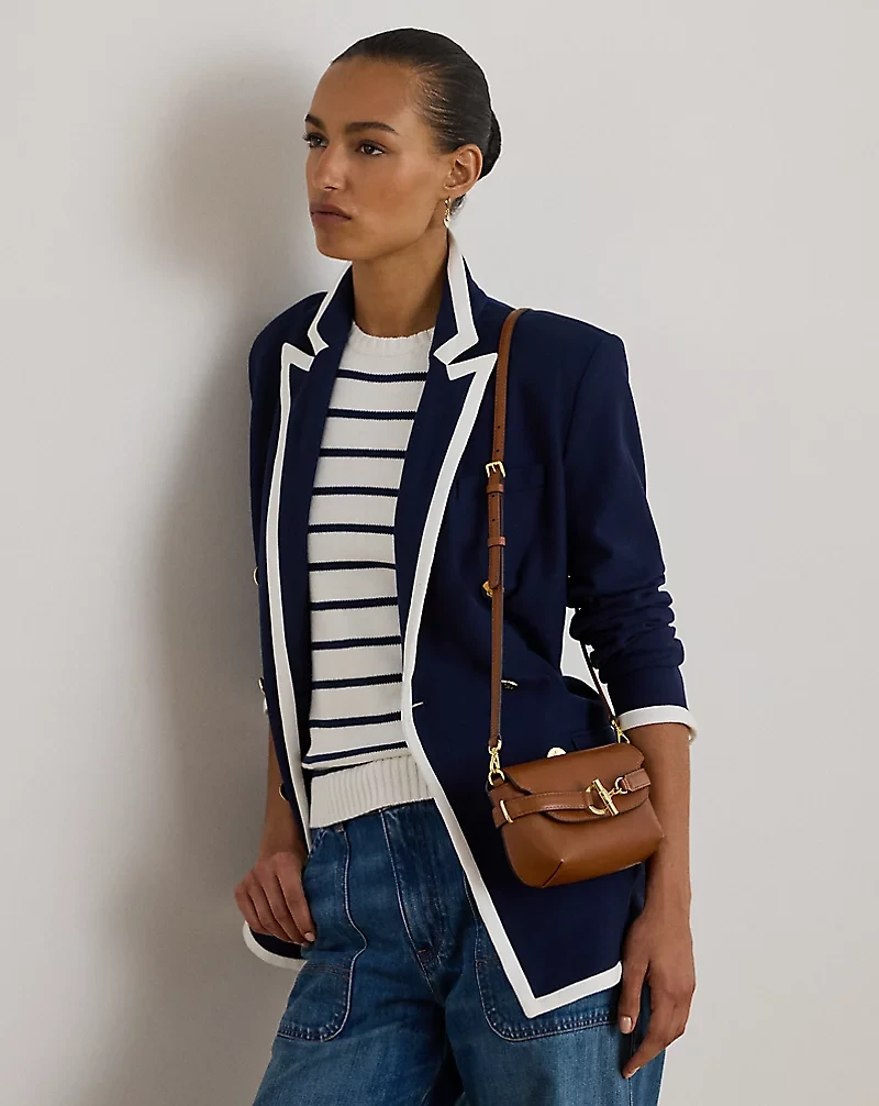 Leather Small Blaike Crossbody Bag