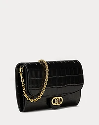 Croc-Embossed Medium Adair Crossbody