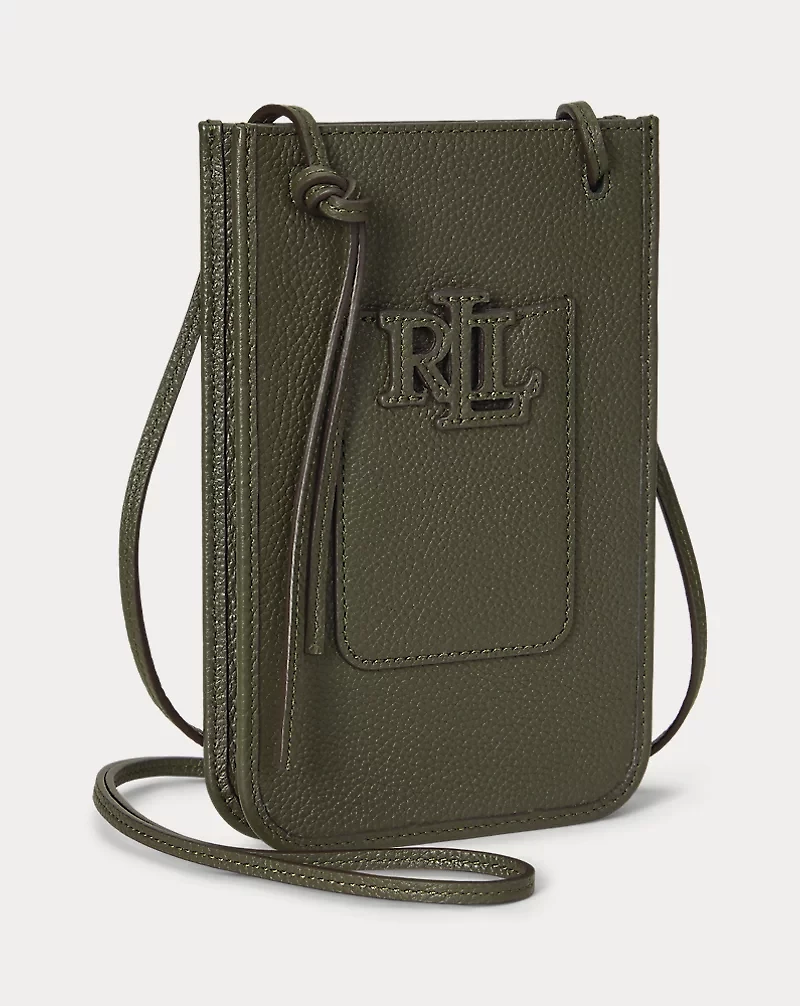 Pebbled Cameryn Crossbody Tech Case