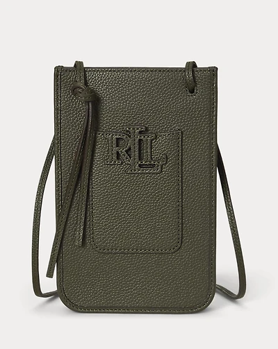 Pebbled Cameryn Crossbody Tech Case