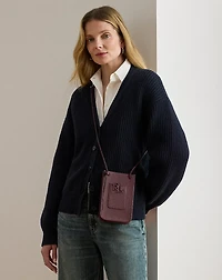 Pebbled Cameryn Crossbody Tech Case