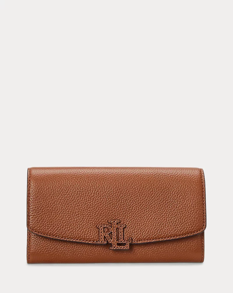 Pebbled Large Cameryn Flap Wallet