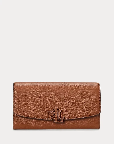 Pebbled Large Cameryn Flap Wallet