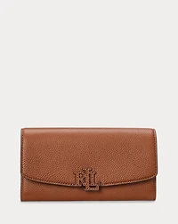 Pebbled Large Cameryn Flap Wallet