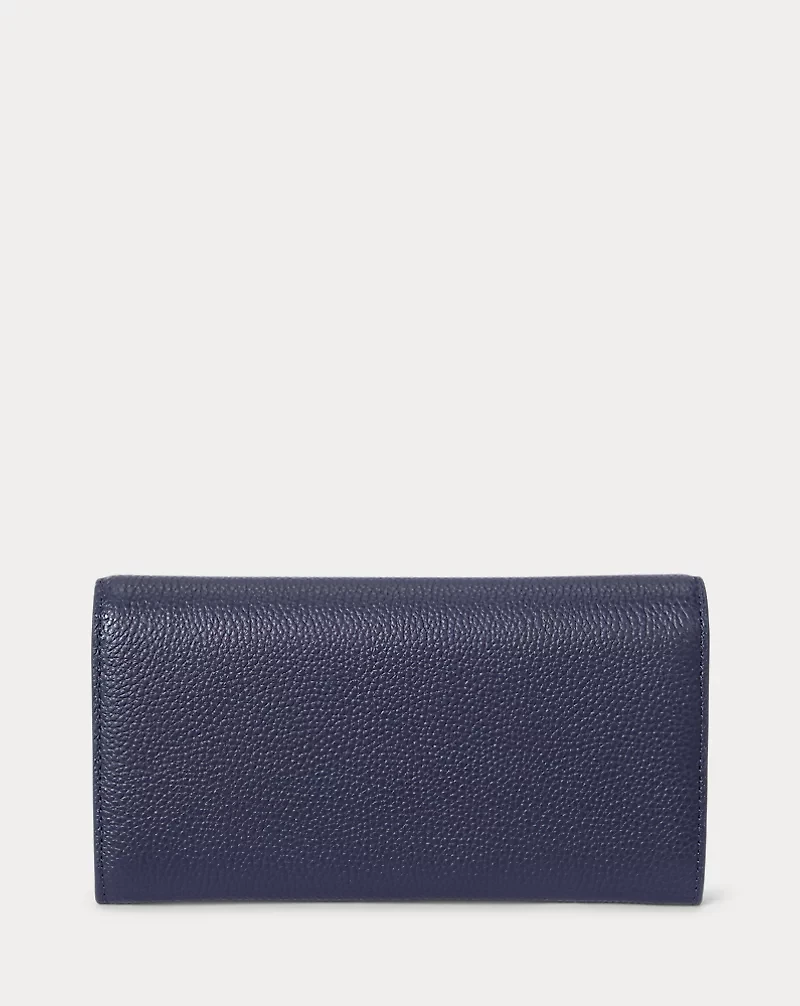 Pebbled Large Cameryn Flap Wallet