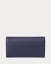 Pebbled Large Cameryn Flap Wallet