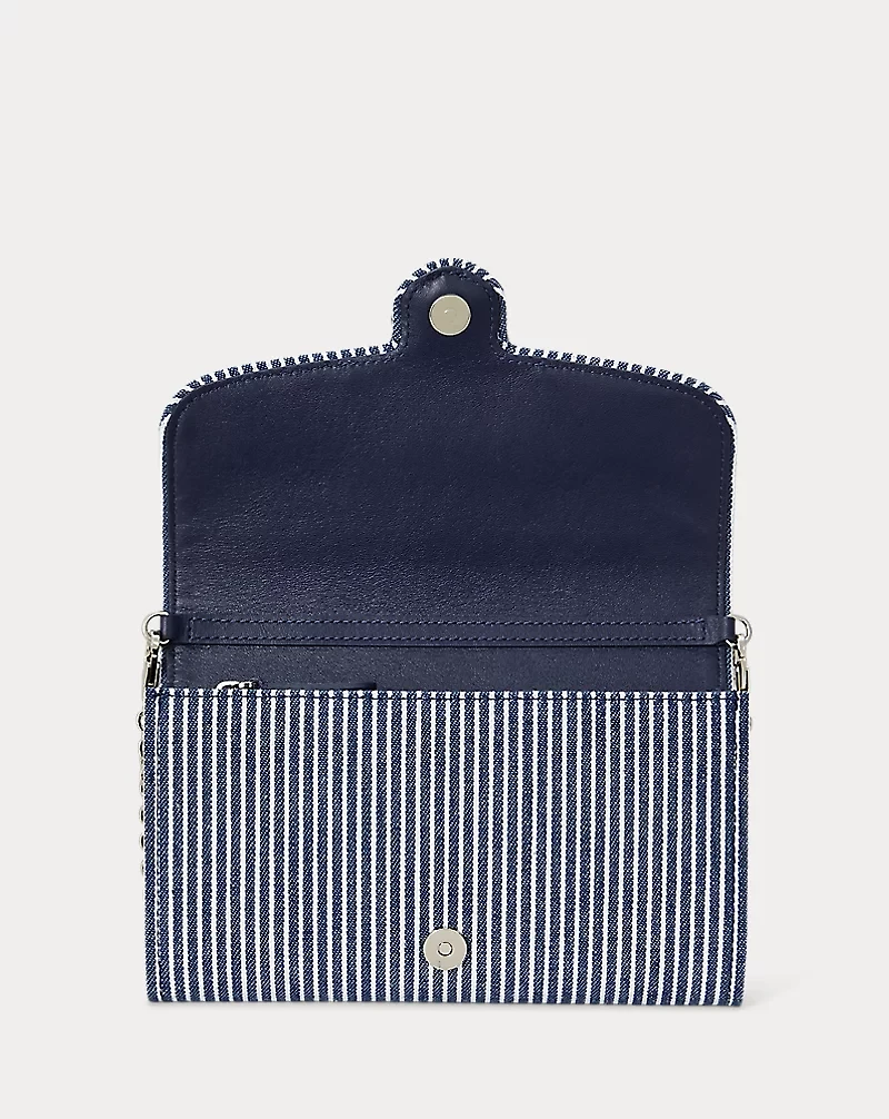 Striped Canvas Medium Adair Crossbody