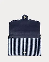 Striped Canvas Medium Adair Crossbody