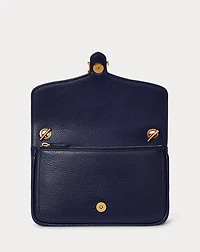 Pebbled Leather Bradley Crossbody Wallet