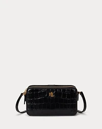 Embossed Medium Witley Crossbody Wallet