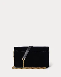 Velvet Crossbody Turn-Lock Tech Case