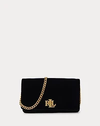 Velvet Crossbody Turn-Lock Tech Case