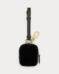 Velvet Mini Zip Pouch