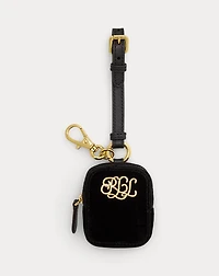 Velvet Mini Zip Pouch