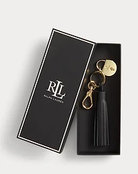 Padlock & Leather Tassel Charm