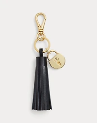 Padlock & Leather Tassel Charm