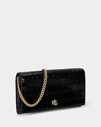 Croc-Embossed Medium Adair II Crossbody