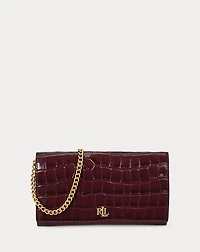 Croc-Embossed Medium Adair II Crossbody