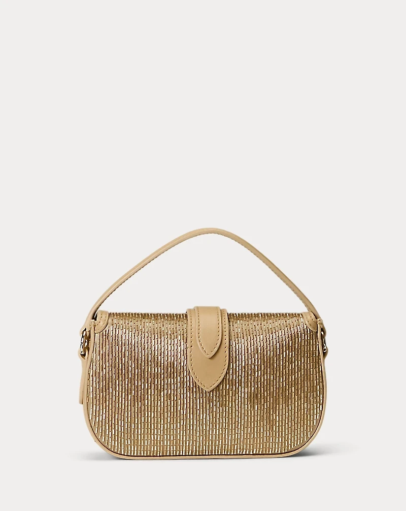 Welington Beaded Satin Mini Chain Bag