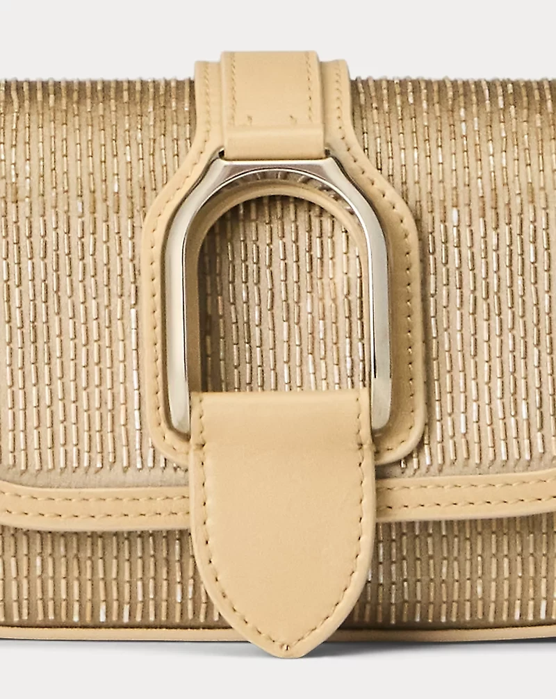 Welington Beaded Satin Mini Chain Bag