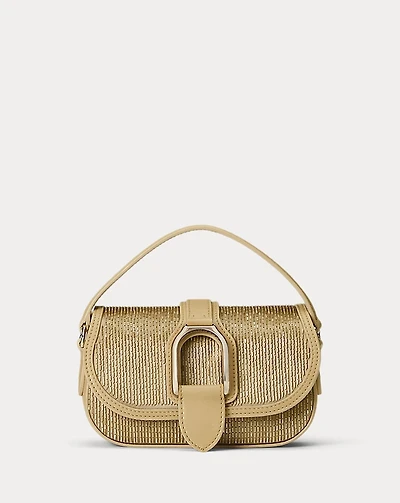 Welington Beaded Satin Mini Chain Bag