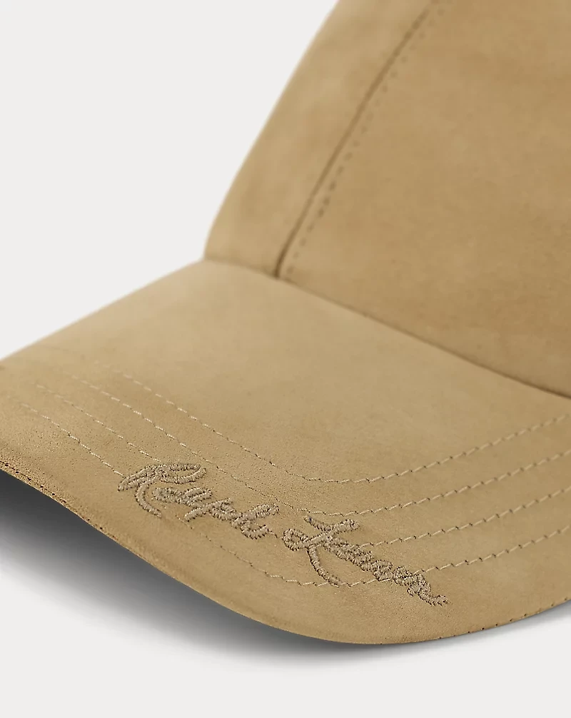 Lamb-Suede Ball Cap