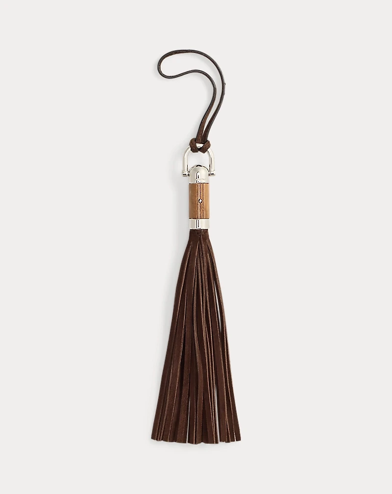 The Ralph Calf-Suede Tassel Bag Charm