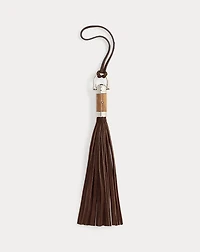 The Ralph Calf-Suede Tassel Bag Charm