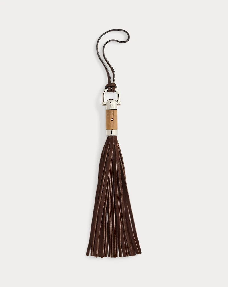 The Ralph Calf-Suede Tassel Bag Charm