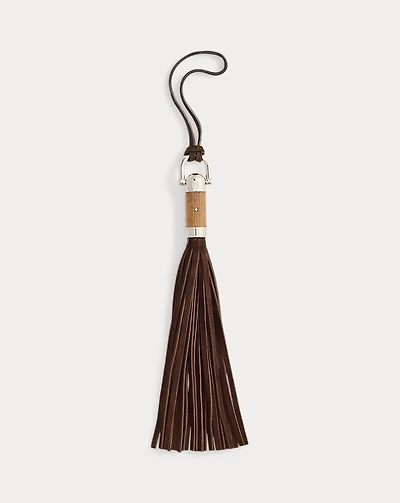 The Ralph Calf-Suede Tassel Bag Charm